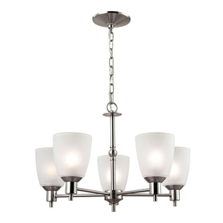 Jackson 22'' Wide 5-Light Chandeliers - Brushed Nickel