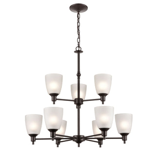 Jackson 29'' Wide 9-Light Chandeliers - Oil Rubbed Bronze