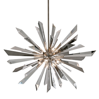 Inertia Chandelier SILVER LEAF