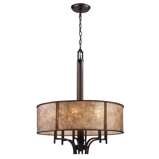 Barringer 24'' Wide 6-Light Chandeliers - Aged Bronze