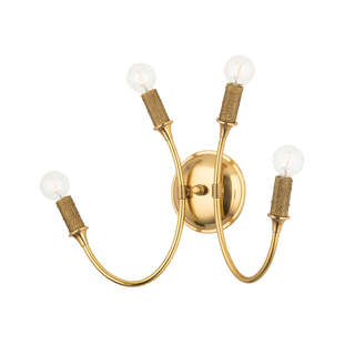 Amboy Wall Sconce Aged Brass