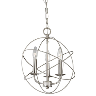 Williamsport 13'' Wide 3-Light Chandeliers - Brushed Nickel