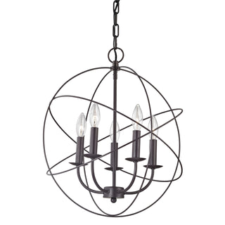 Williamsport 18'' Wide 5-Light Chandeliers - Oil Rubbed Bronze