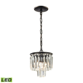 Palacial 8'' Wide 1-Light Mini Pendant - Oil Rubbed Bronze