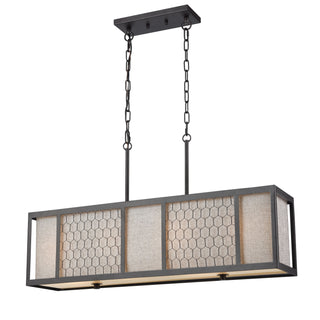 Filmore 35'' Wide 4-Light Chandeliers - Oil Rubbed Bronze