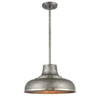 Kerin 16'' Wide 1-Light Pendant - Textured Silver Gray