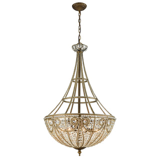 Elizabethan 22'' Wide 8-Light Chandeliers - Dark Bronze