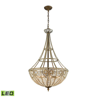 Elizabethan 22'' Wide 8-Light Chandeliers - Dark Bronze