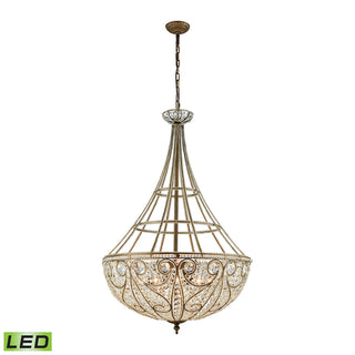 Elizabethan 28'' Wide 10-Light Chandeliers - Dark Bronze