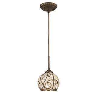 Elizabethan 6'' Wide 1-Light Mini Pendant - Dark Bronze