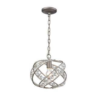 Renaissance 11'' Wide 1-Light Mini Pendant - Weathered Zinc