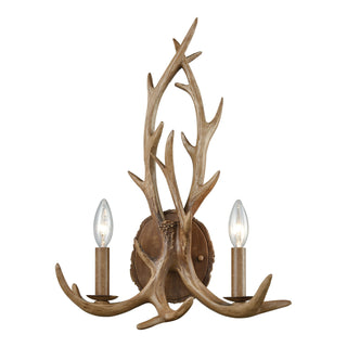 Elk 19'' High 2-Light Sconce - Wood Tone