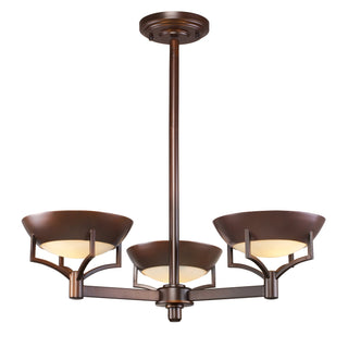 Sullivan 23'' Wide 3-Light Chandeliers - Aged Bronze