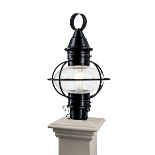 American Onion Outdoor Post Light - Black