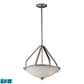 Mayfield 17'' Wide 3-Light Pendant - Brushed Nickel