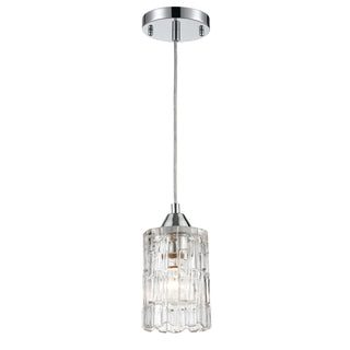 Ezra 4.5'' Wide 1-Light Pendant - Polished Chrome