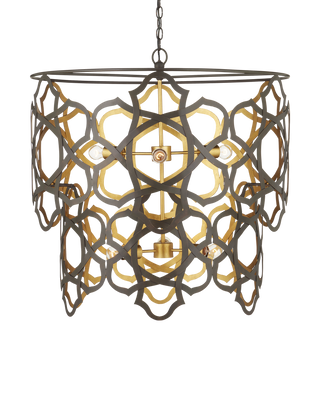 Mauresque Medium Bronze & Gold Chandelier