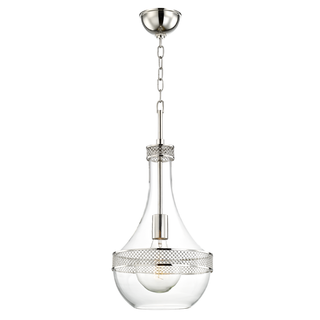 Hagen Pendant Polished Nickel