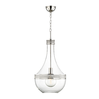 Hagen Pendant Polished Nickel