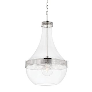 Hagen Pendant Polished Nickel