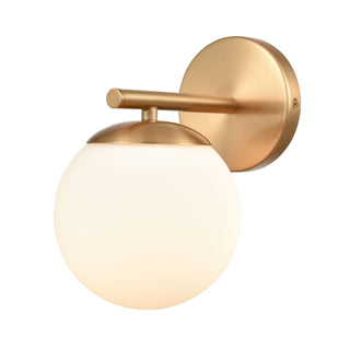 Hollywood Blvd 9'' High 1-Light Sconce - Satin Brass