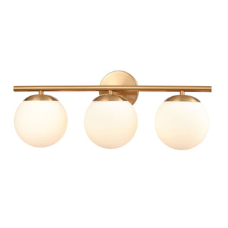 Hollywood Blvd 22'' Wide 3-Light Vanity Light - Satin Brass