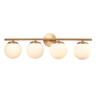 Hollywood Blvd 30'' Wide 4-Light Vanity Light - Satin Brass