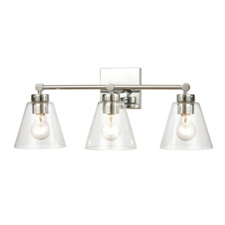 East Point 24'' Wide 3-Light Vanity Light - Polished Chrome