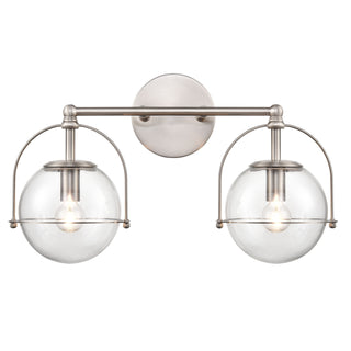 Langford 17'' Wide 2-Light Vanity Light - Satin Nickel