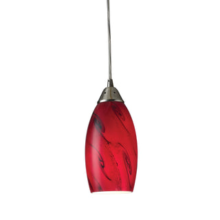 Galaxy 5'' Wide 1-Light Pendant - Satin Nickel