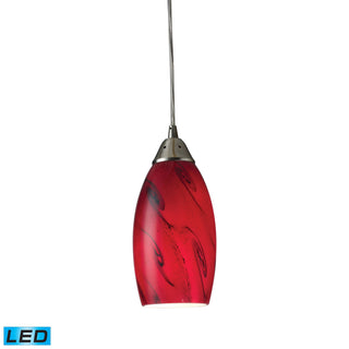 Galaxy 5'' Wide 1-Light Pendant - Satin Nickel (LED)