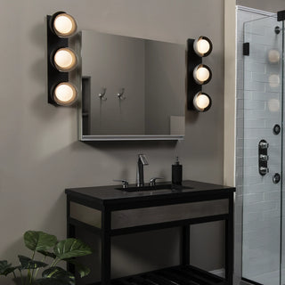 Brooklyn 3-Light Straight Double Shade Bath Sconce