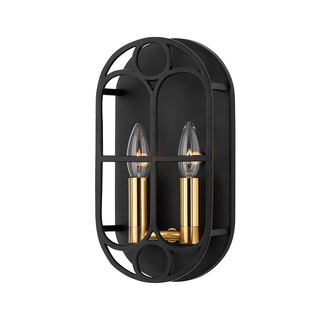 Garrett Wall Sconce Black Iron