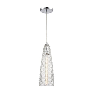 Glitzy 5'' Wide 1-Light Mini Pendant - Polished Chrome