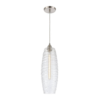 Liz 6'' Wide 1-Light Mini Pendant - Satin Nickel