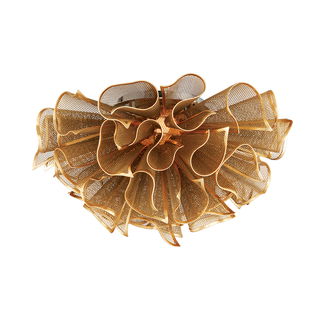 Pulse Semi Flush Gold Leaf