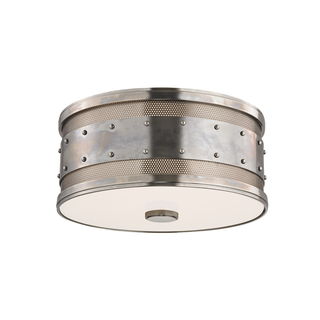 Gaines Flush Mount Historic Nickel