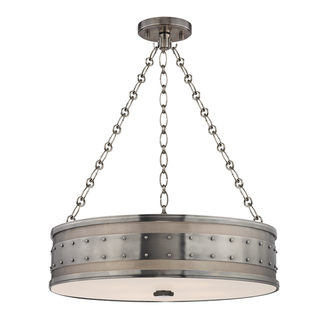 Gaines Chandelier Historic Nickel