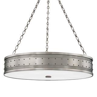 Gaines Chandelier Historic Nickel