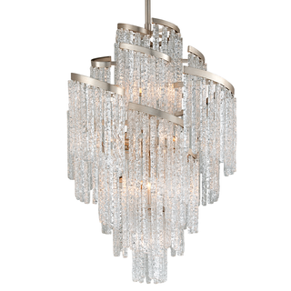 Mont Blanc Chandelier MODERN SILVER LEAF