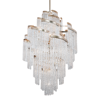 Mont Blanc Chandelier MODERN SILVER LEAF