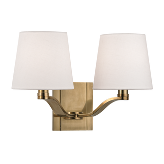 Clayton Wall Sconce Aged Brass