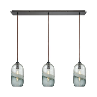 Sutter Creek 36'' Wide 3-Light Pendant - Oil Rubbed Bronze