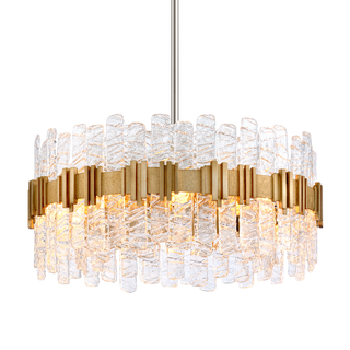 Ciro Chandelier WARM SILVER LEAF