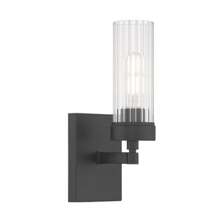 Lida Glass Bath Light - Matte Black