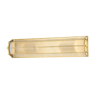 Wembley Wall Sconce Aged Brass