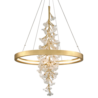 Jasmine Chandelier Gold Leaf