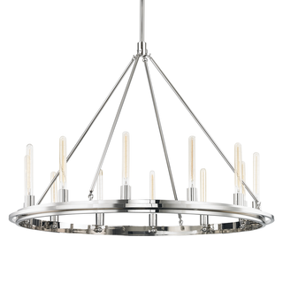 Chambers Chandelier Polished Nickel