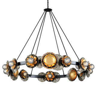 Magic Garden Chandelier BLACK GRAPHITE BRONZE LEAF