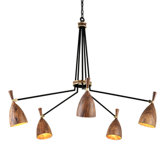 Utopia Chandelier SOFT BLACK